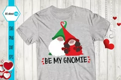 Be My Gnomie Svg, Gnome Svg, Valentine's Day svg Product Image 1