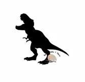 Dinosaur SVG tyrannosaurus rex svg t-rex silhouette trex dxf Product Image 2