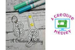 Doodle It Rose Keyfob Product Image 1