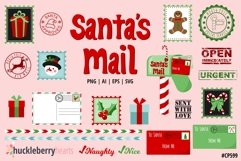 Santas Mail Clipart Product Image 1