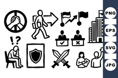 Business Strategy Icon Pack for Corporate Presentations Product Image 1