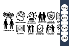 Business Strategy Icons for Presentations Product Image 1