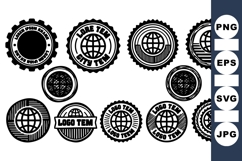 Retro Vintage Badge Logo Stamp Vector Product Image 1