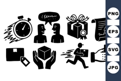 Express Delivery Icon for Business and Ecommerce Product Image 1