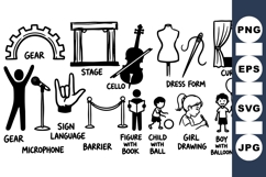 Theater Stage Performance Icon Vector for Designers Product Image 1