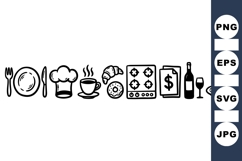 Hand Drawn Kitchen Vector Icon Product Image 1