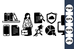 Business Vector Icon For Office And Analytics Product Image 1