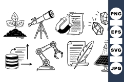 Science and Technology Icon for Digital Projects Product Image 1