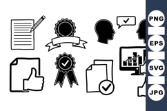 Business Approval Icons Vector Product Image 1
