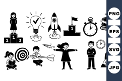 Business Success Achievement Icon Vector Product Image 1