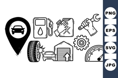 Car Repair Service Icon Vector Product Image 1