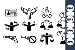 Communication Icons for Social Media Use Product Image 1