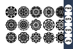 Intricate Mandala Vector Design for Crafts Product Image 1