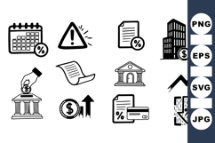 Financial Icon SVG for Business Projects Product Image 1