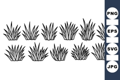 Hand Drawn Grass Clipart For Crafts Product Image 1