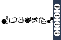 Hobby Leisure Icon SVG For Crafts Product Image 1