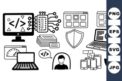 Vector Tech Icon Svg For Web Development Product Image 1