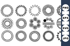 Vector Decorative Circular Frame Borders Product Image 1