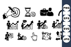 Business Growth Icon Collection for Presentations Product Image 1