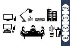 Office Icons Vector for Business and Work Designs Product Image 1