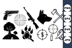 Outdoor Survival Gear Vector Icon Product Image 1