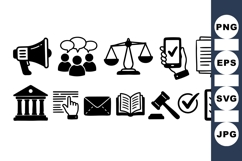 Business Legal Icon For Office Use Product Image 1