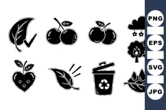 Eco Nature Vector Icon For Environmental Designs Product Image 1