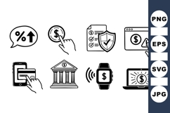 Digital Finance Icon For Use Product Image 1