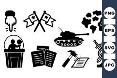 Political Protest Vector Icon for Activism Product Image 1