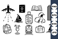 Travel Icon Vector For Vacation Designs Product Image 1