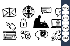 Security Icon Vector Clipart for Digital Use Product Image 1