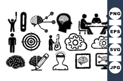 Brain Idea And Concept Icon Vector Product Image 1