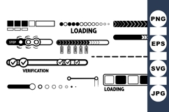 Loading Bar SVG Vector for Web UI Design Product Image 1