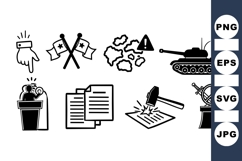 Minimal Political Protest Icon Vector for Activism Product Image 1