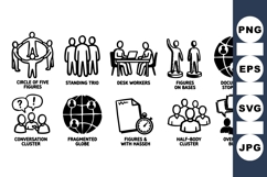 Minimalist People Icon Vector for Business Use Product Image 1