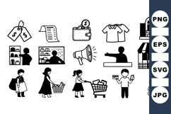 Shopping and Retail Vector Icon for Websites Product Image 1