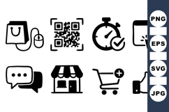 Ecommerce Icon For Online Shopping UI Design Product Image 1
