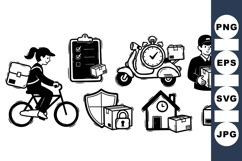 Fast Delivery Vector Icon for Logistics Product Image 1