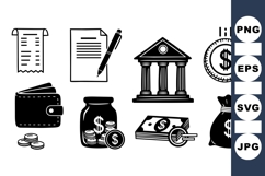 Minimal Finance Icon Collection for Projects Product Image 1