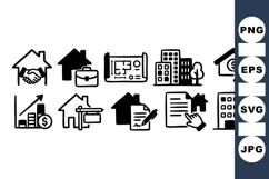 Hand Drawn Real Estate Property Icon Product Image 1