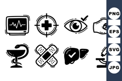 Medical Health Icon SVG Vector Product Image 1