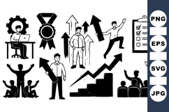 Business Growth Vector Icons for Presentations Product Image 1