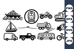 Vector Vehicle Icon For Transport Design Product Image 1