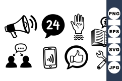 Customer Service Icon For Web Designs Product Image 1