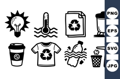 Eco-Friendly Recycling Icon Vector Product Image 1