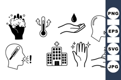 Medical Hygiene Icon SVG For Health Safety Product Image 1