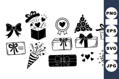 Hand Drawn Gift and Celebration SVG Product Image 1