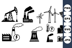 Industrial Energy Vector Icon For Projects Product Image 1