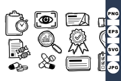 Hand Drawn Medical Icons For Health Projects Product Image 1