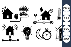 Smart Home Automation Icon SVG Product Image 1